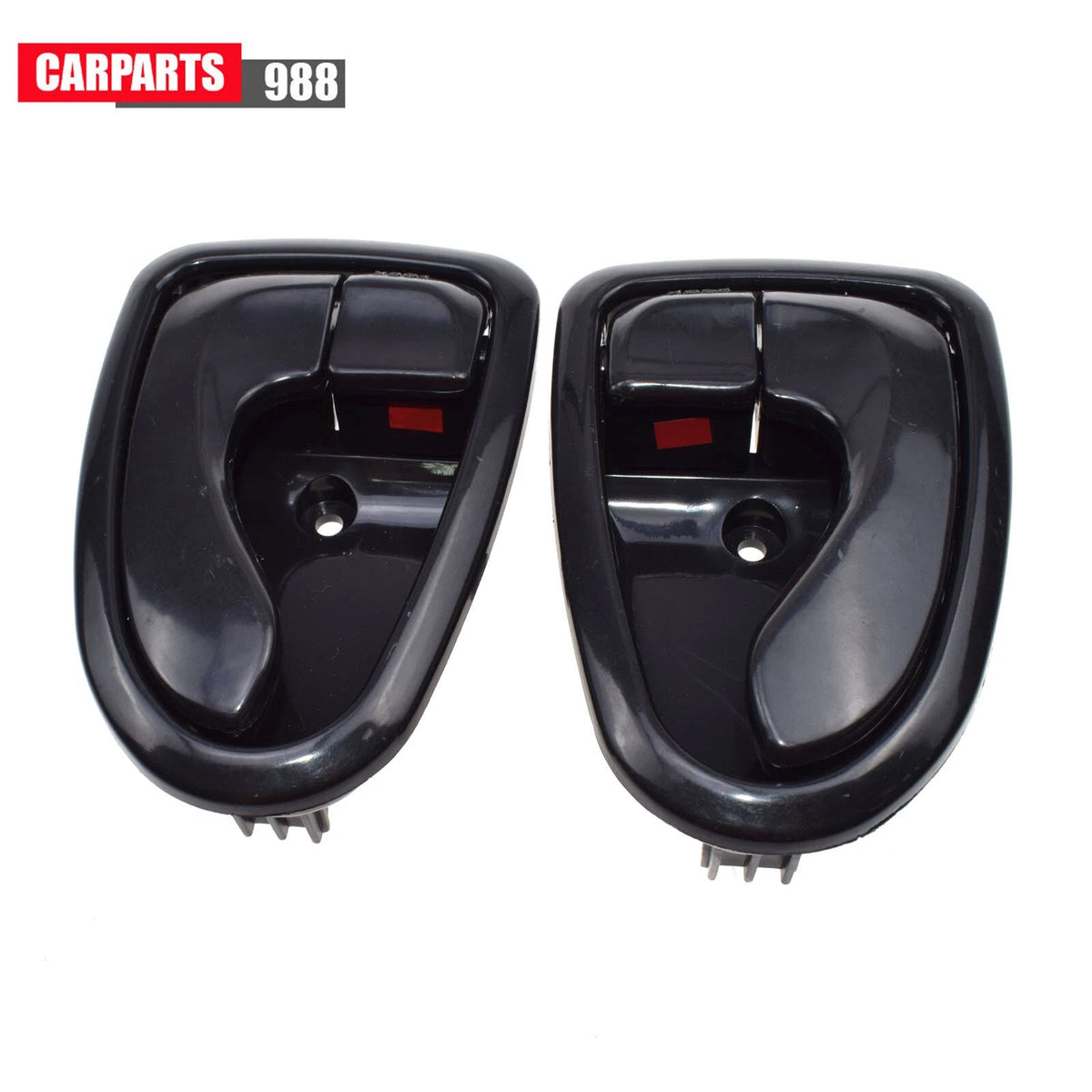 Pair Left Right Black Interior Door Handle For 2000-2006 Hyundai Accent 1.6L 6B93BC-57