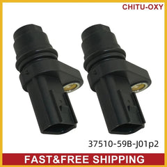 2PCS Camshaft Position Sensor 37510-59B-J01 For Honda Accord Civic CRV Acura TLX 6B93BC-57