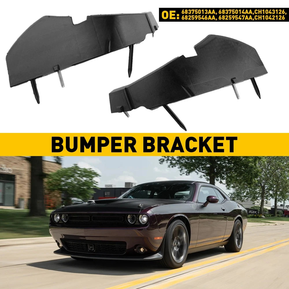 For 2015-2021 Dodge Challenger Front Bumper Cover Brackets Retainers Left Right 6B93BC-57