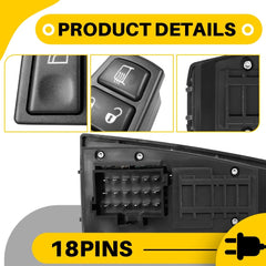 Front Left Master Power Window Switch For 2004-2012 Volvo VN VNL VNM 20455317 EA 6B93BC-57
