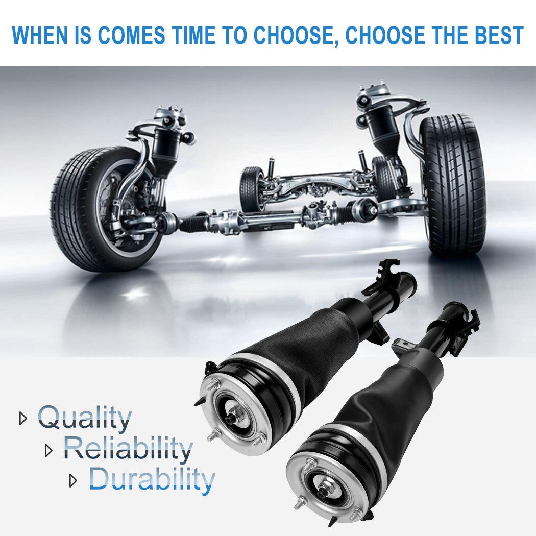 Front Pair Air Suspension Shocks For Land Rover Range Rover HSE L322 2002-2012 6B93BC-57