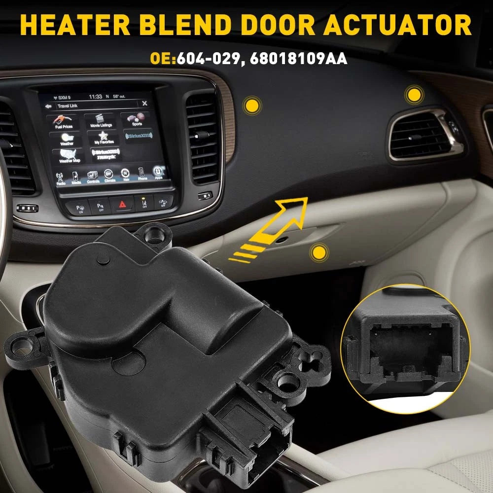 Blend Air Door Actuator for Chrysler Dodge Journey Jeep Compass Ram 68018109AA A 6B93BC-57