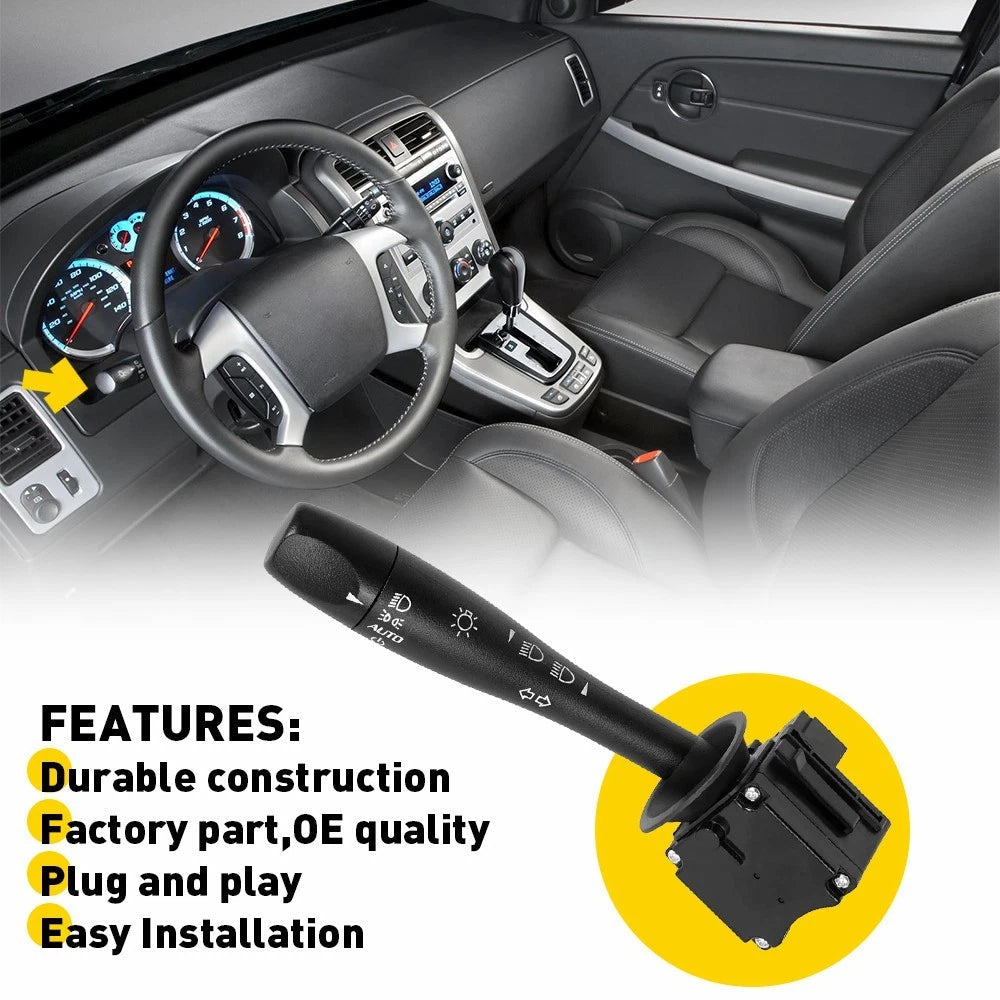 Turn Signal Headlight Switch Dimmer for 2007-2010 Pontiac G5 D6254E 20940099 6B93BC-57