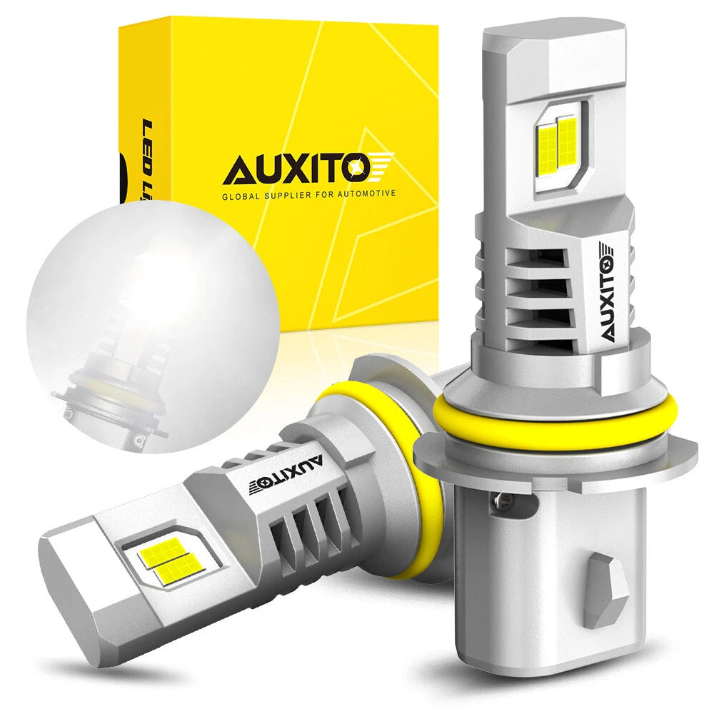AUXITO 9007 HB5 LED Headlight Bulbs High Low Beam 6500K White Super Bright M6 EA AUXITO