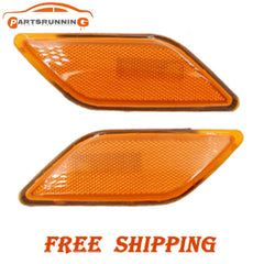 For 2010-2013 Mercedes-Benz W212 E-Class 4-Door Pair Front Side Marker Lights 6B93BC-57
