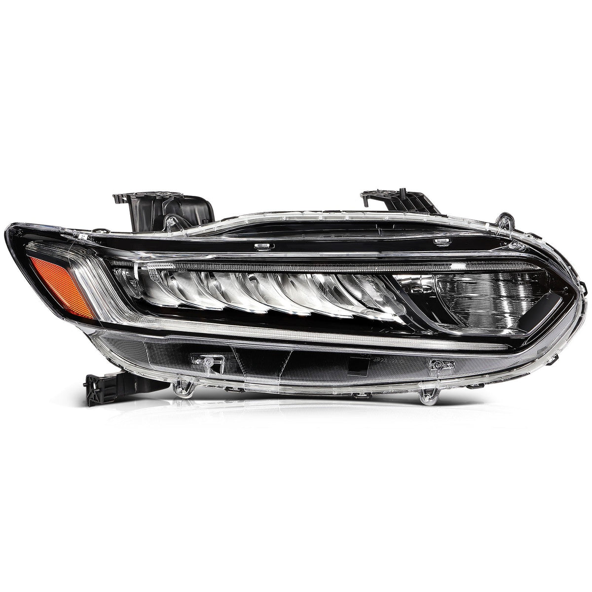 ECCPP LED Headlight For Honda Accord 1.5L 2.0L 2018-2019 Right Side Black Amber KOEEP