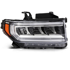 Passenger Right Side LED Headlight Assembly For 2020-2023 GMC Acadia Black Amber 6B93BC-57
