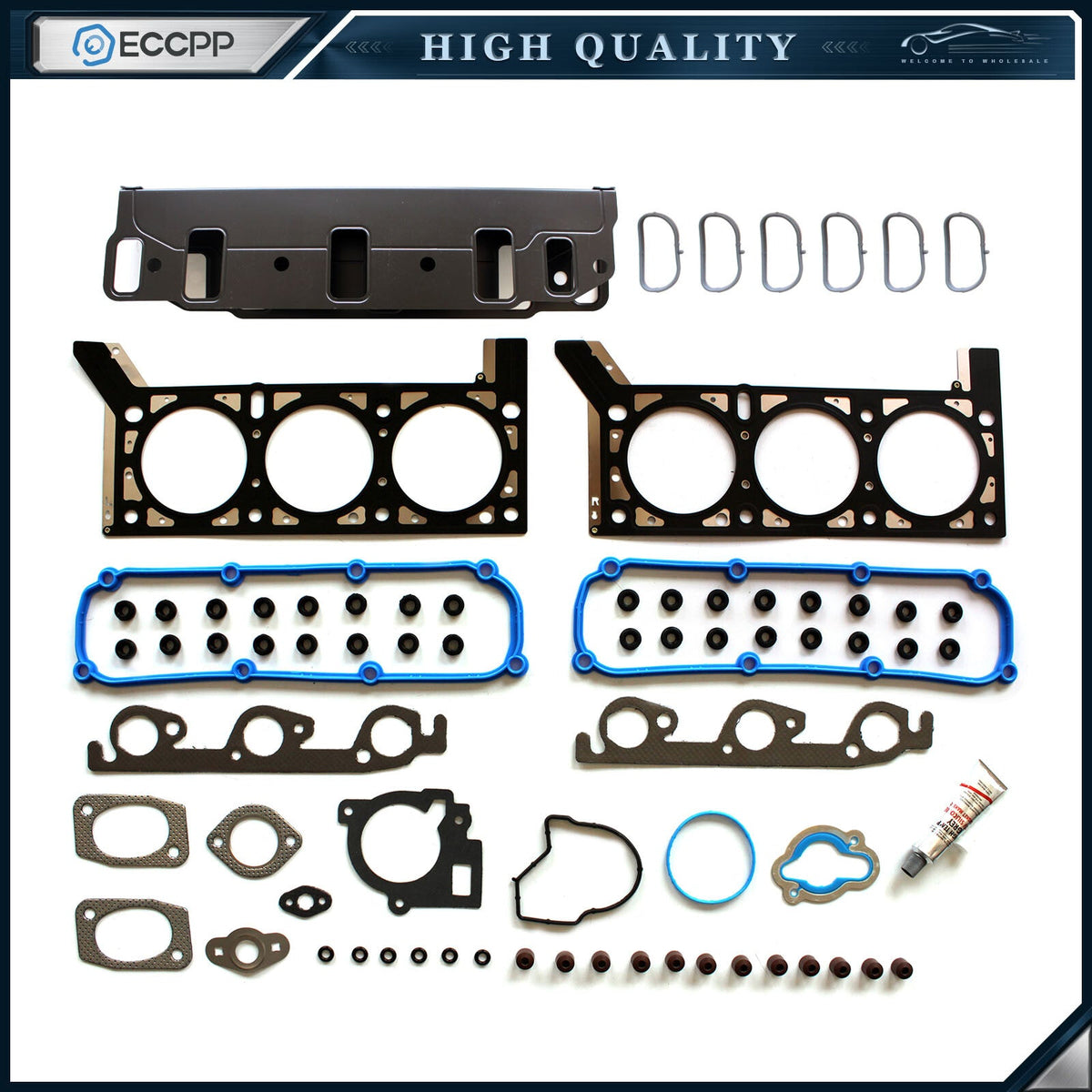 ECCPP Head Gasket Set For 2004-2010 Dodge Grand Caravan 3.8L VIN "1 P L" 6B93BC-57