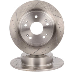 Rear Drilled Slotted Brake Rotors For ACURA ILX TSX 2005-2007 Honda Accord KOEEP