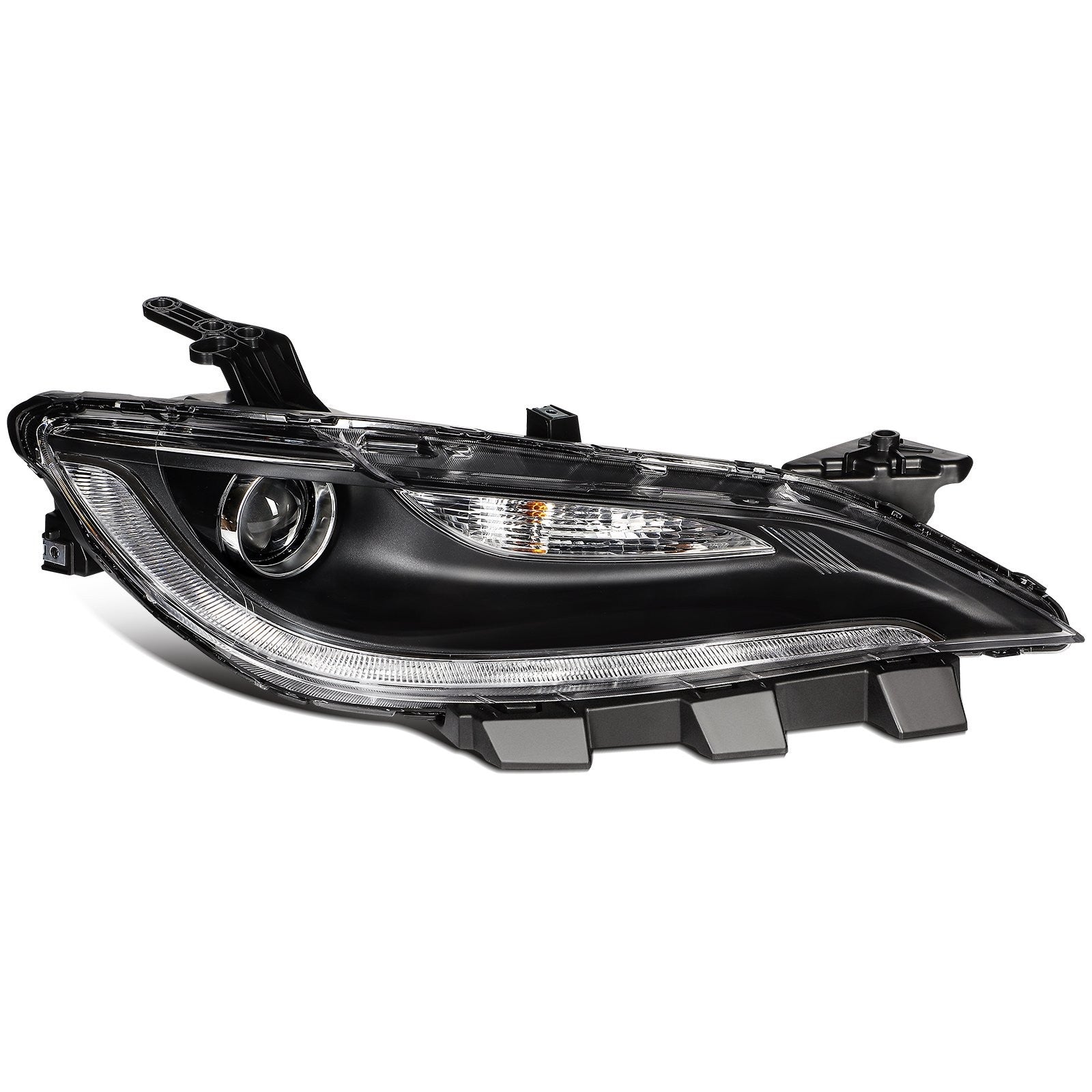 Passenger Right Side Headlight For 2015-2017 Chrysler 200 2.4L 3.6L Black 6B93BC-57
