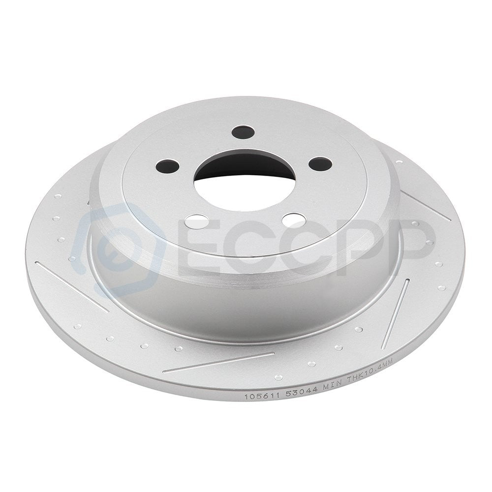 Rear Ceramic Brake Pads And Rotors For 07-11 Dodge Nitro 08-12 Jeep Liberty 6B93BC-57