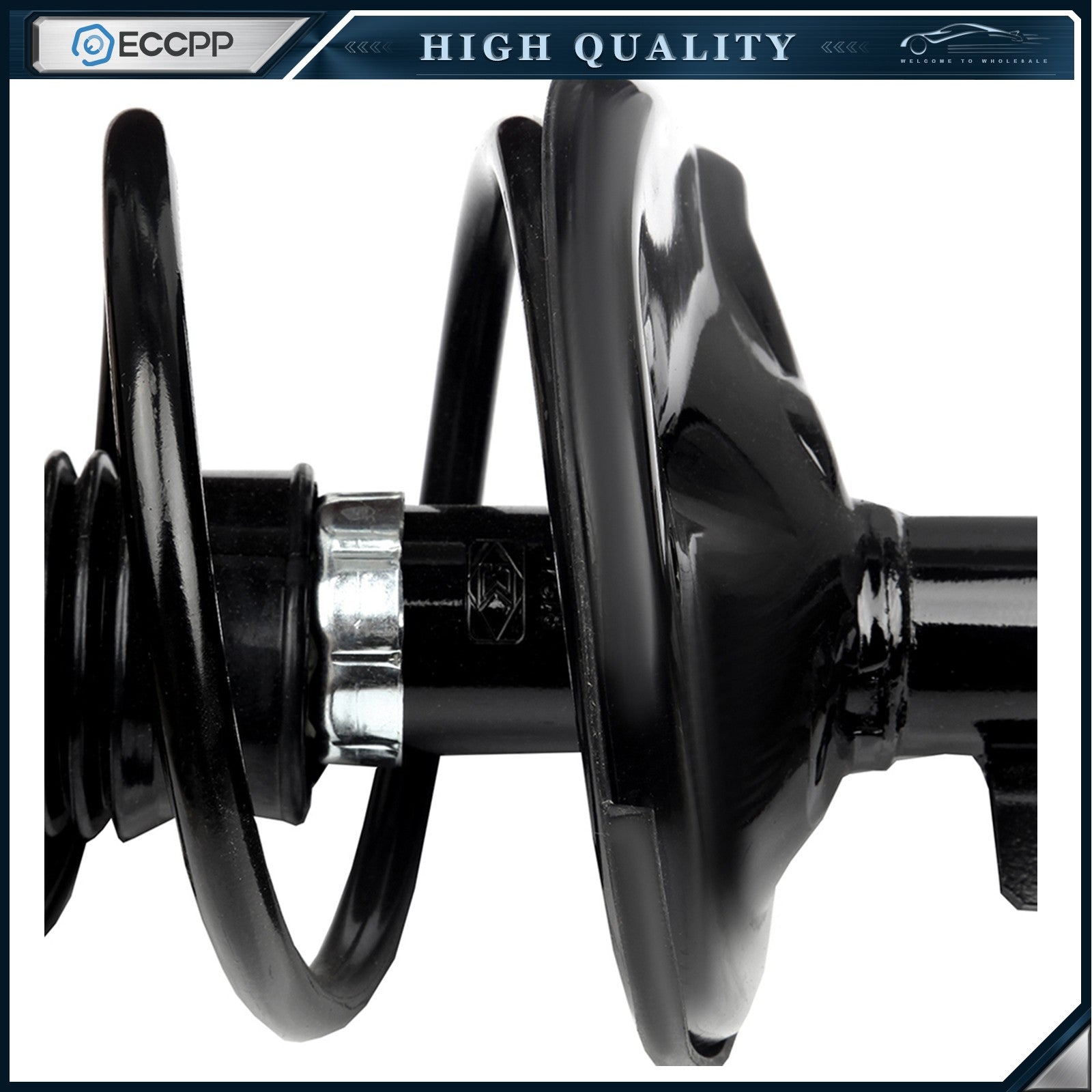 For 2002-03 Lexus Es300 Camry (2) Front Complete Strut & (2) Rear Shock Absorber 6B93BC-57