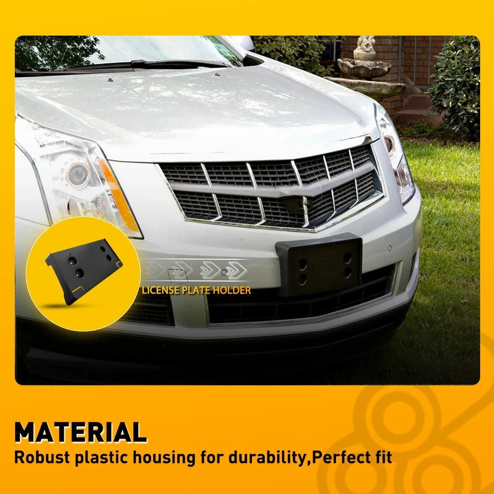License Plate Bracket Holder For 2010-16 Cadillac SRX Front 25776408 GM1068130 A 6B93BC-57