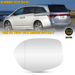 Mirror Glass Heated LH Driver Side For 2014-2017 Honda Odyssey 76253-TK8-A51 EOA 6B93BC-57