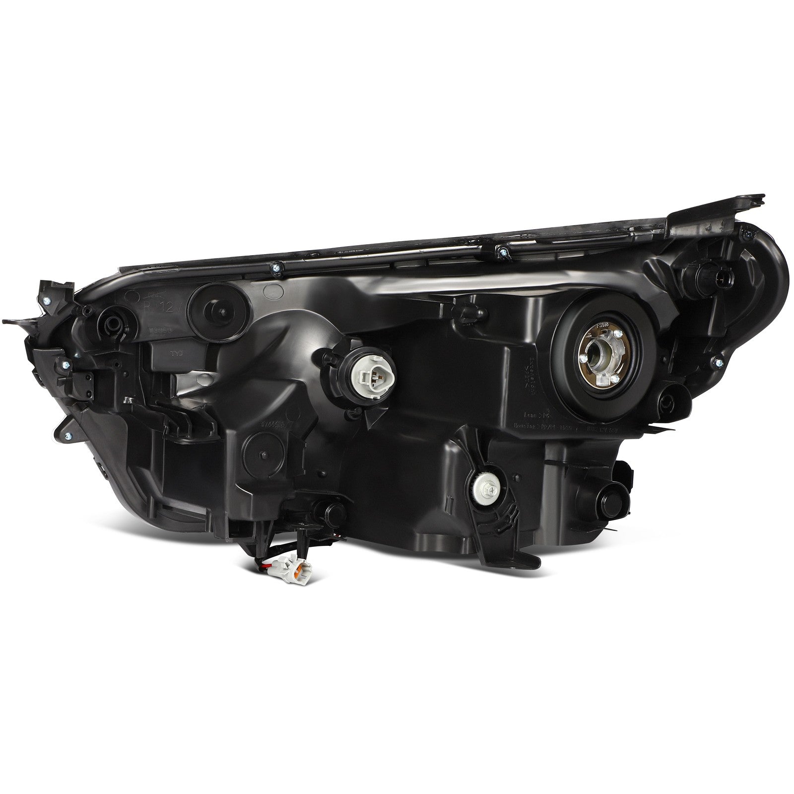 ECCPP Headlights Assembly For Toyota RAV4 2.5L 2016-2018 Pair Kit Black Amber 6B93BC-57