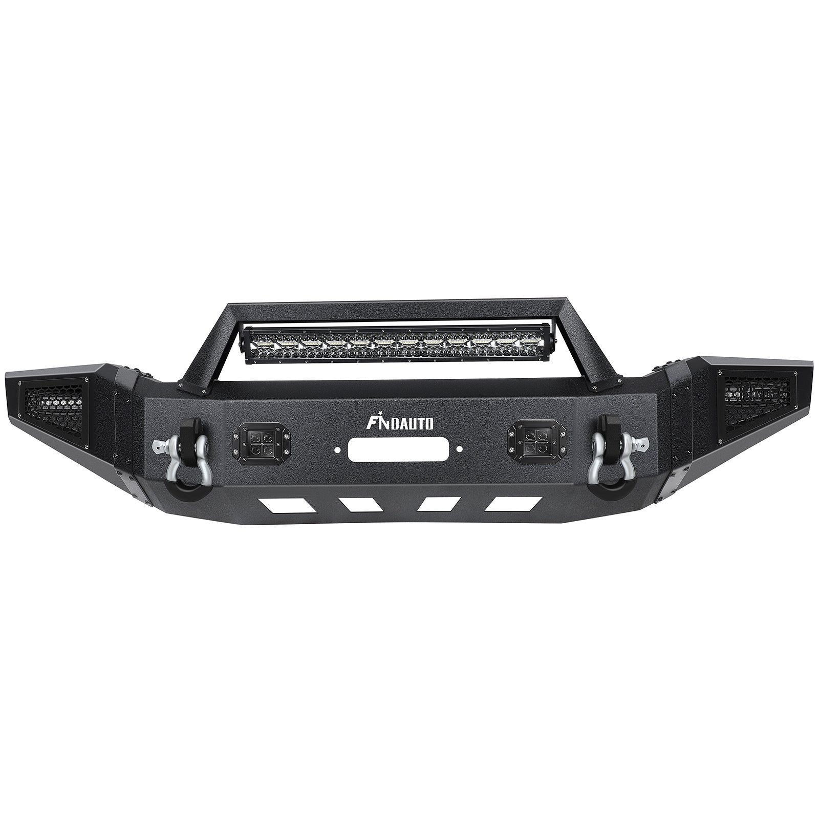 Off road Front Rear Bumper w/Winch LED Lights D-ring For 2014-2019 Toyota Tundra KOEEP