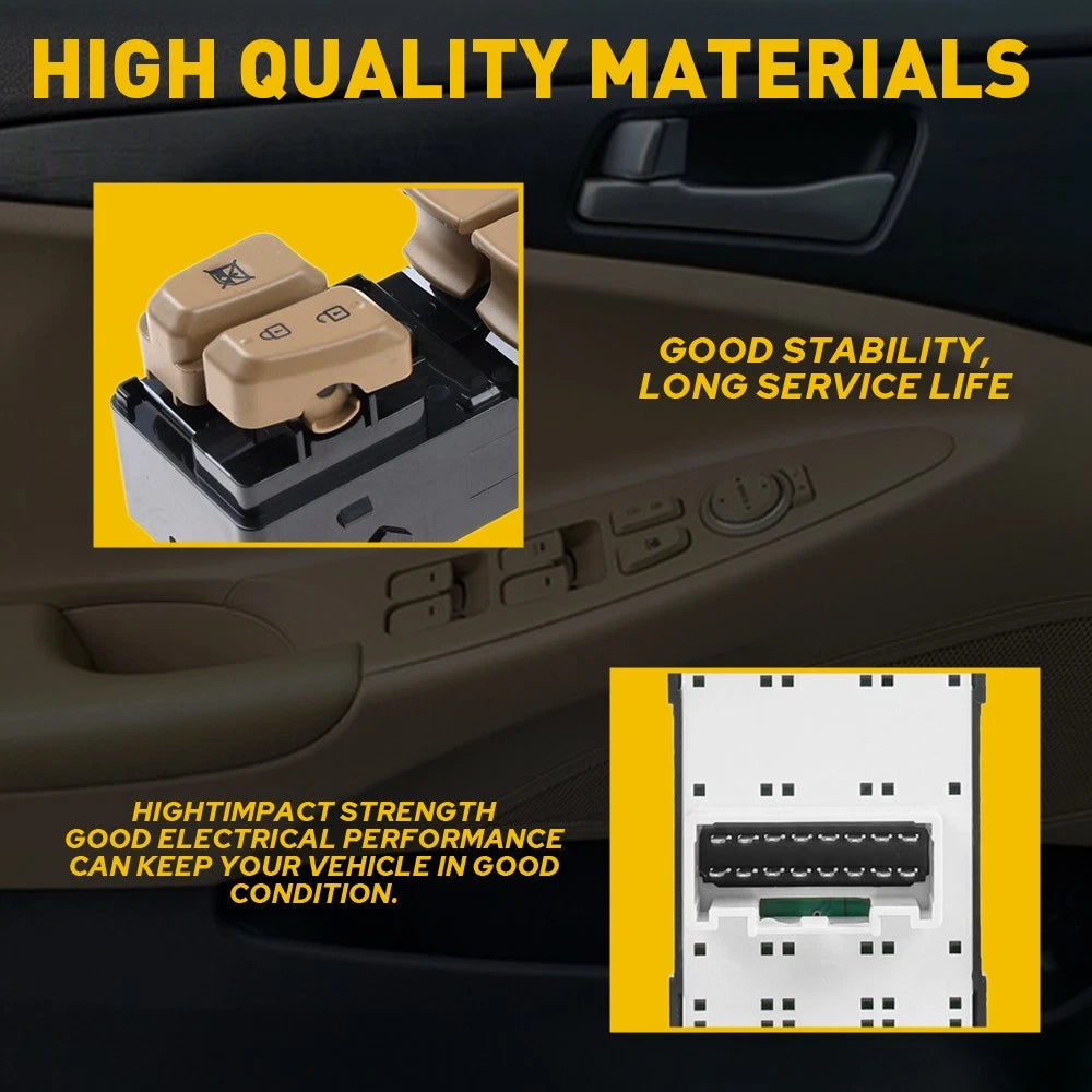For 2011-2015 Hyundai Sonata Front Driver Left Side Power Master Window Switch 6B93BC-57