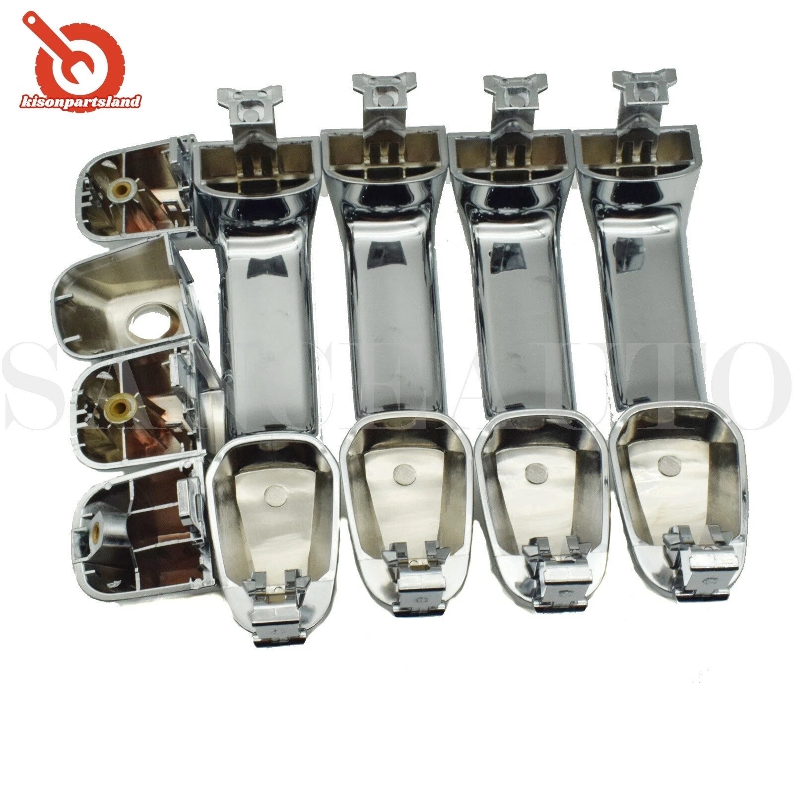 Chrome Front Rear Left Right Outside Door Handle For 4Runner 2010-18 69211-60090 6B93BC-57