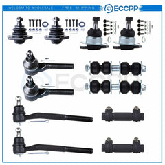 12x Front Ball Joints Tie Rods Suspension Kit For Chevy Blazer & GMC Sonoma 4x4