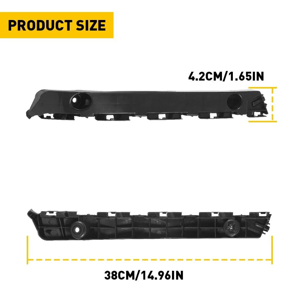 Black Front Left Right Side Bumper LH+RH Brackets For Toyota Sienna 2011-20 EOA 6B93BC-57