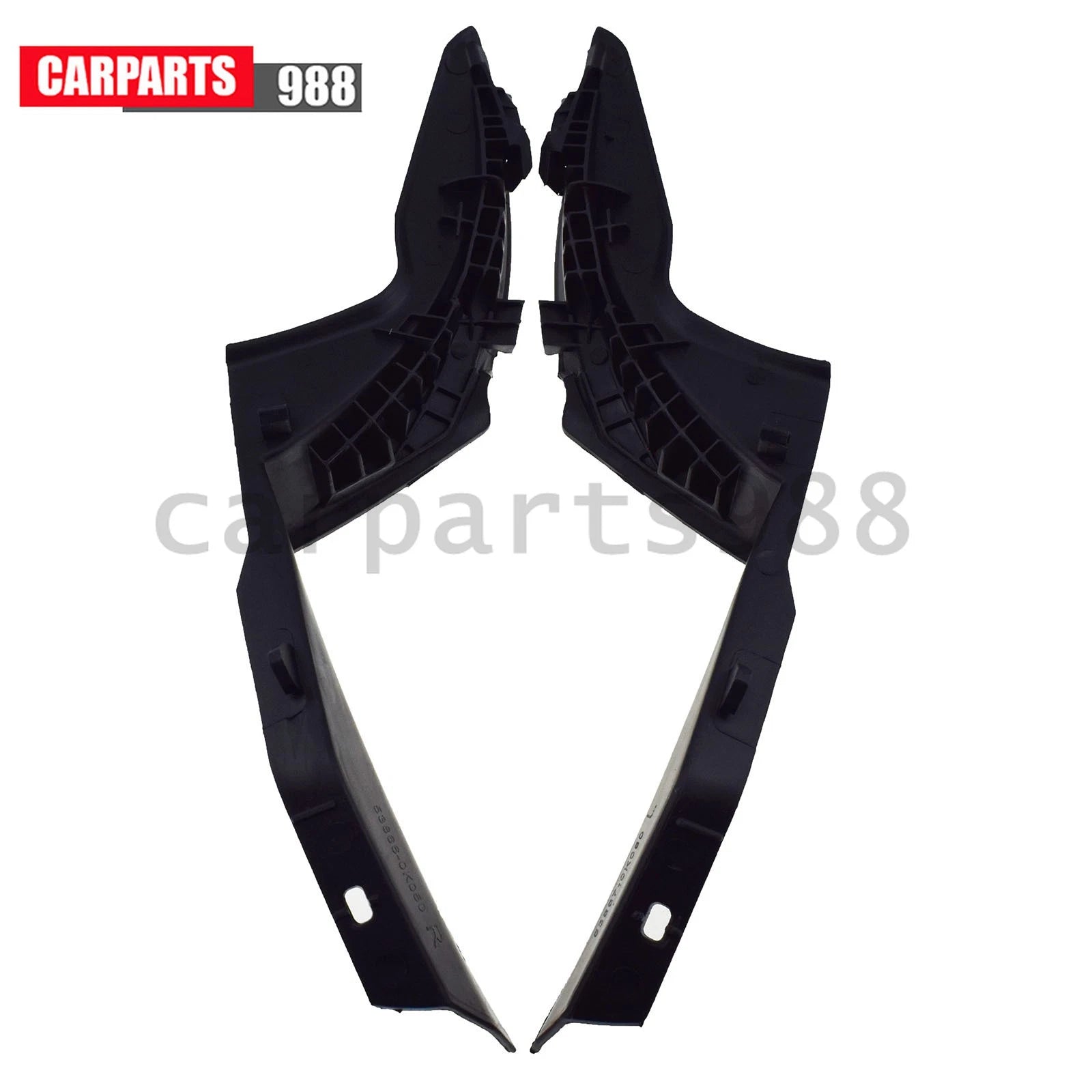Pair Front Windshield Wiper Cowl Side Cover For Toyota Hilux 2015-17 53866-0K050 6B93BC-57