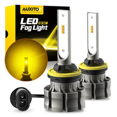 2PCS 880 890 892 893 899 CSP LED Fog Light Driving Bulbs 50W 3000K Amber Yellow 6B93BC-57