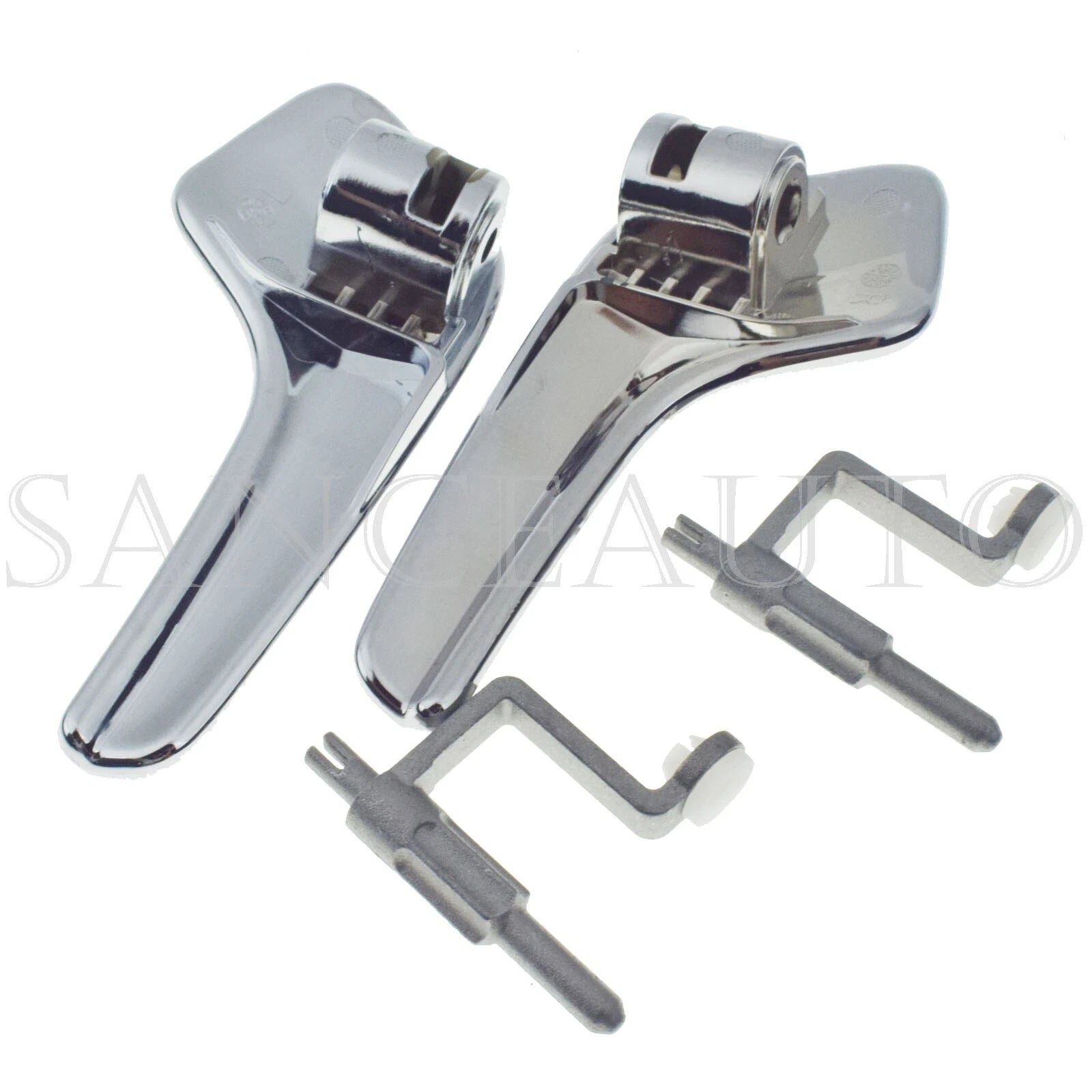For Opel Corsa D 06-14 Chrom Left Right Inside Door Handle 13297813,13297814 6B93BC-57