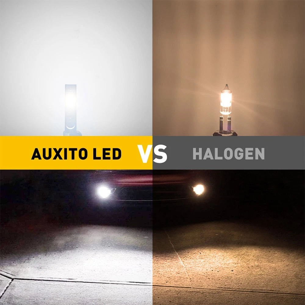AUXITO 880 881 893 6500K White LED Foglight Fog Light Conversion Bulbs B3F EOA AUXITO