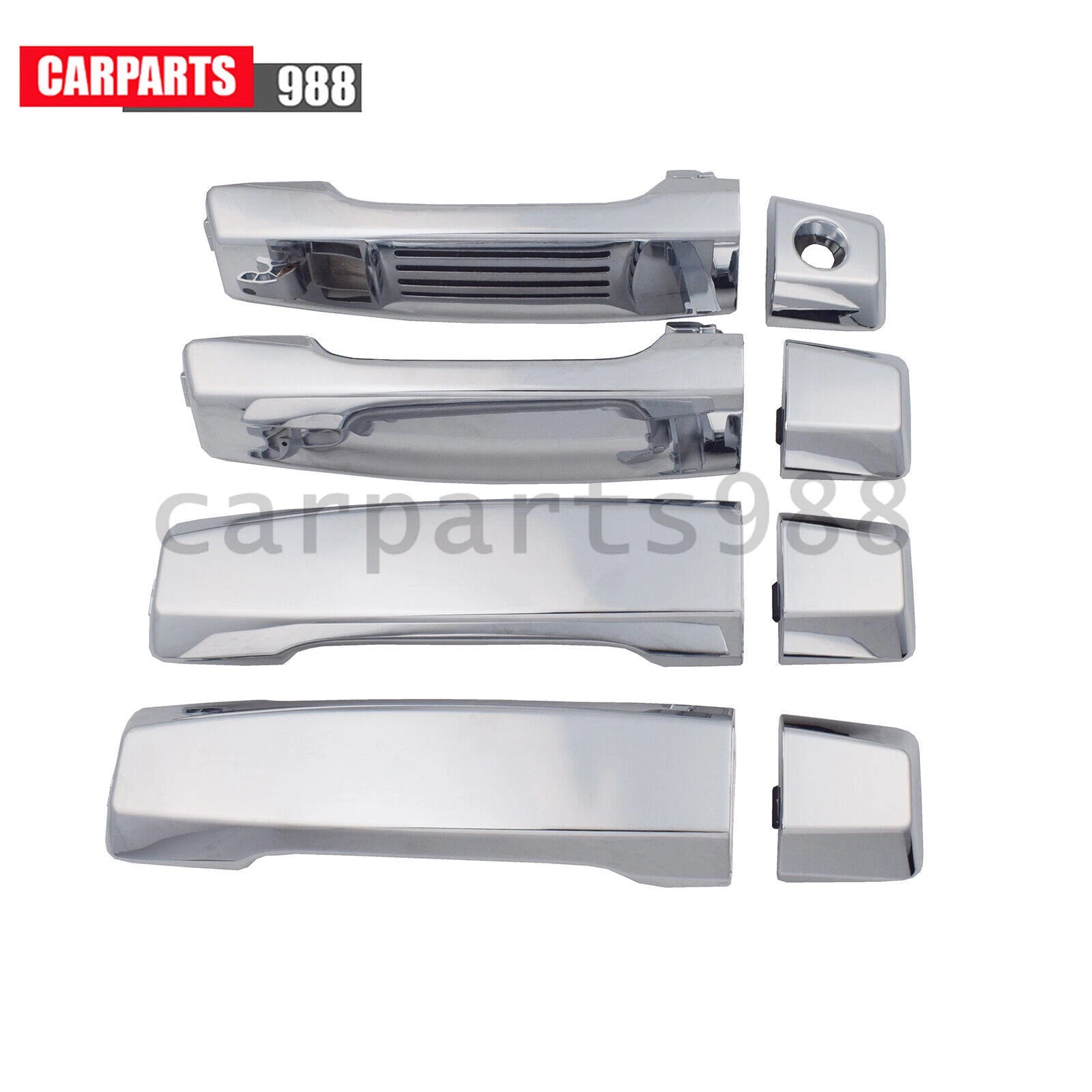 4Pcs Outside Door Handle Chrome Front Rear LH RH For Nissan Titan Armada QX56 6B93BC-57