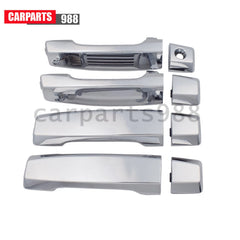 4Pcs Outside Door Handle Chrome Front Rear LH RH For Nissan Titan Armada QX56 6B93BC-57