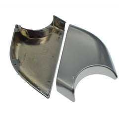 2PCS Chrome For 2017-22 Tesla Model 3 LH RH Wing View Mirror Cover Lower Holder 6B93BC-57