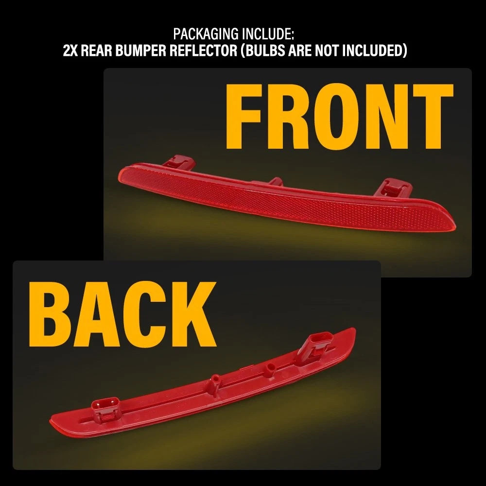 2X Rear Bumper Reflector Light Tail Lamp Case LH RH Fit 2022-2023 Honda Civic EA 6B93BC-57