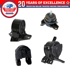 Engine Motor & Transmission 4PCS Mount for Hyundai Sonata 09-10 2.4L Auto Trans 6B93BC-57