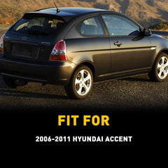 For 2006-2011 Hyundai Accent Front Left Right Door Handle Exterior Outside Black 6B93BC-57