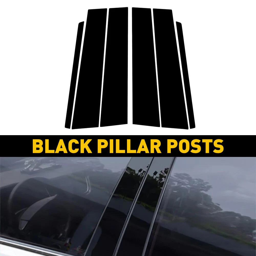 For Ford Explorer 2011-2017 2018 2019 Black Pillar Post Window Door Cover Trim A 6B93BC-57