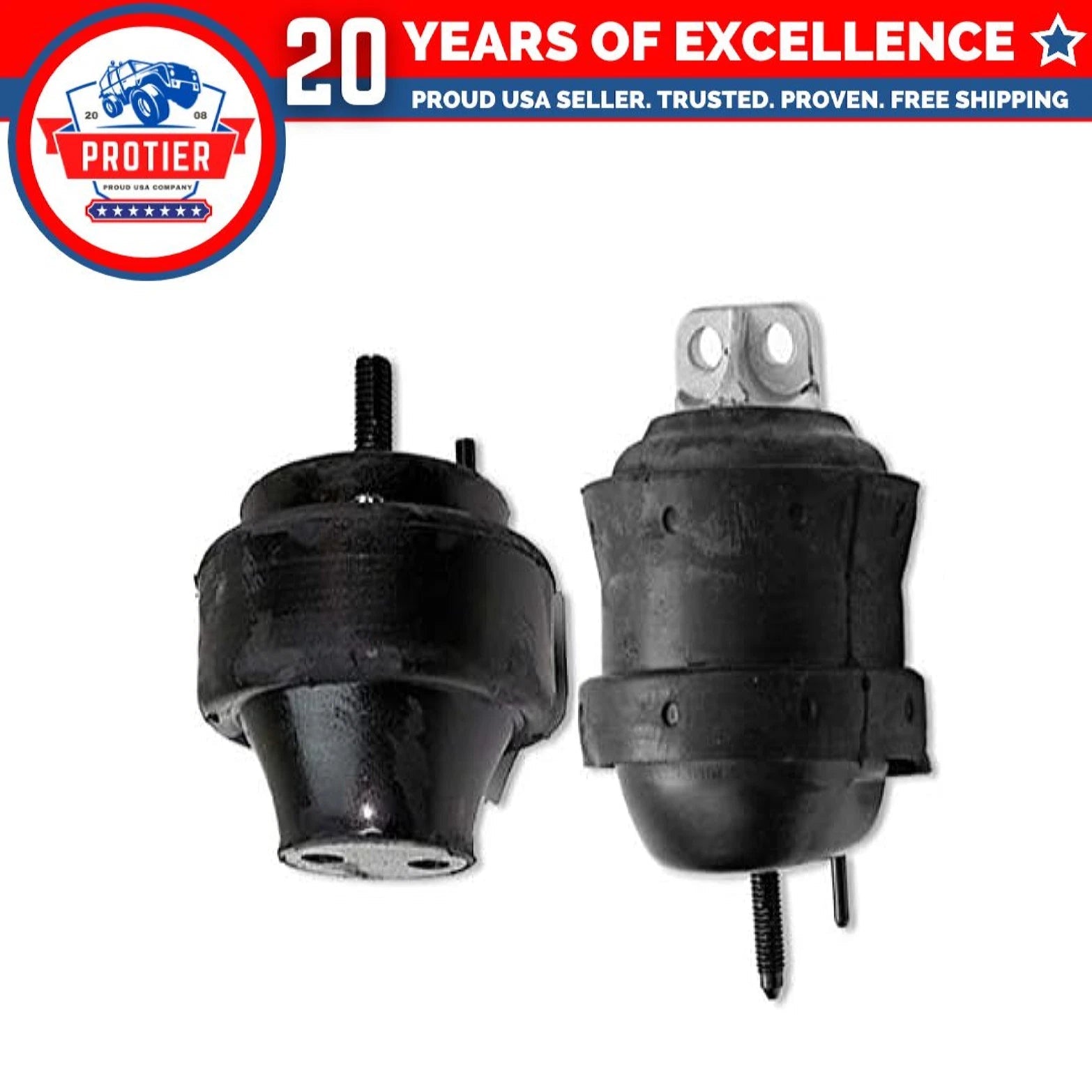 Fits 1996-1999 Ford Taurus/Mercury Sable 3.0L DOHC 24V FR RT Motor &Trans Mount 6B93BC-57