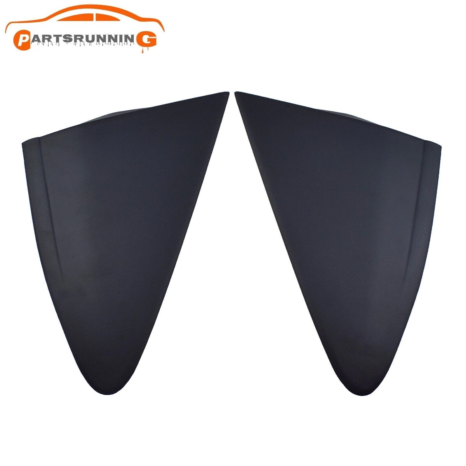 Pair Fender Mirror Molding Triangle Trim Corner Cover For Toyota Yaris 2012-2014 6B93BC-57