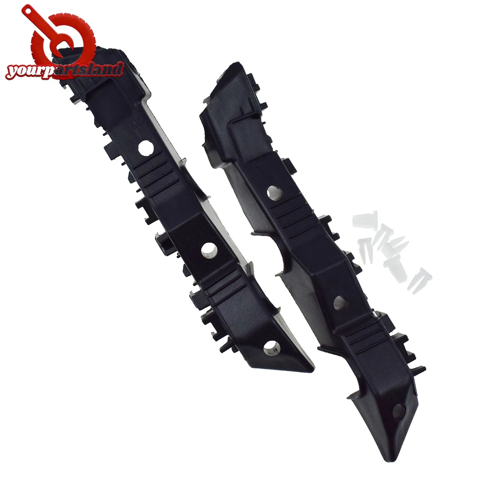 LH & RH Front Bumper Retainer Bracket Support 2Pcs for Kia Rio 2018 2019 2020 6B93BC-57