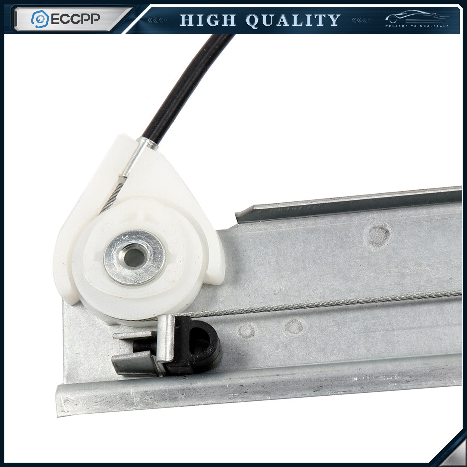 For 2004-2012 Mitsubishi Galant Front Left Power Window Regulator With Motor 6B93BC-57