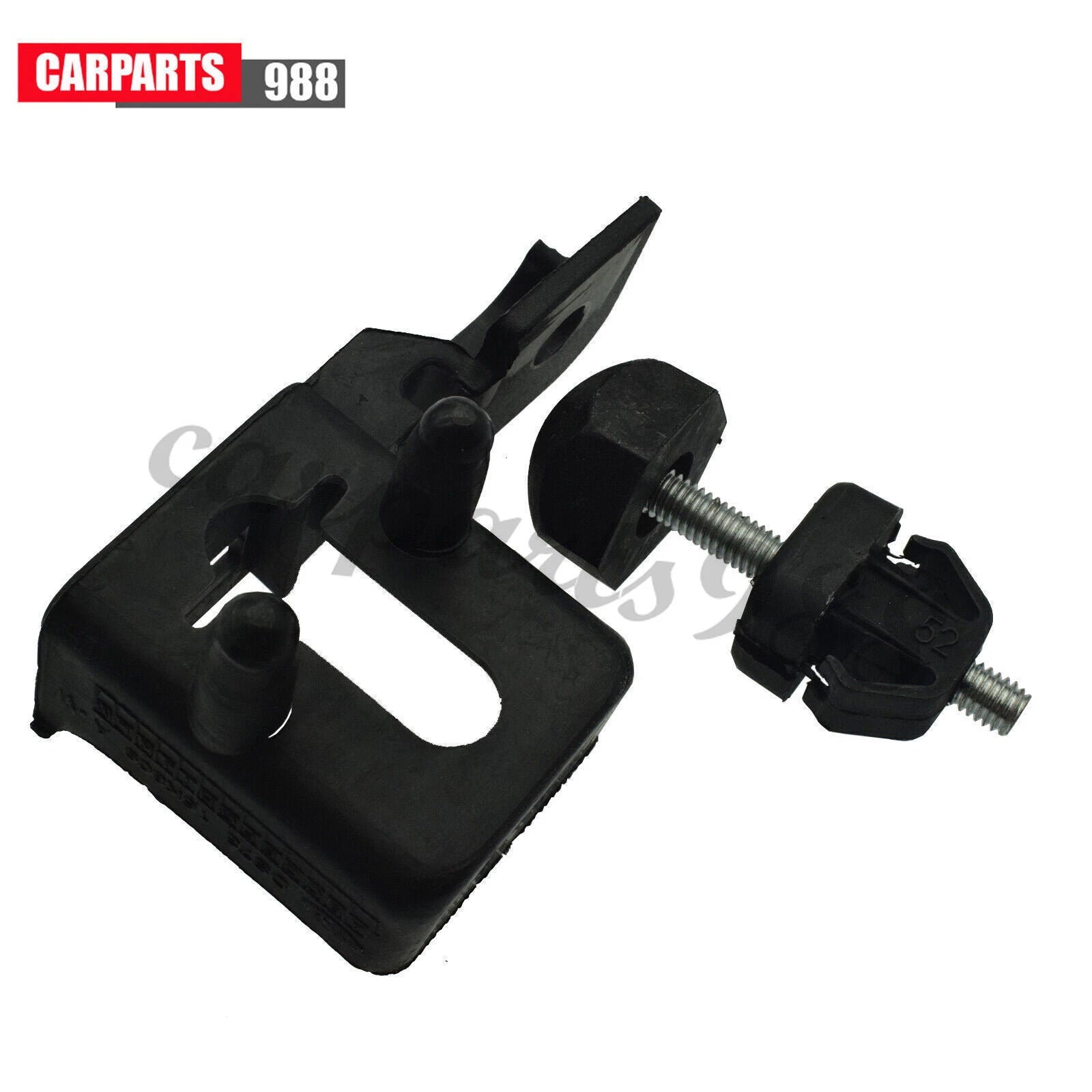 Left Side Hood Bumper Stopper & Bracket For 2013-2016 Ford Fusion Lincoln MKZ 6B93BC-57