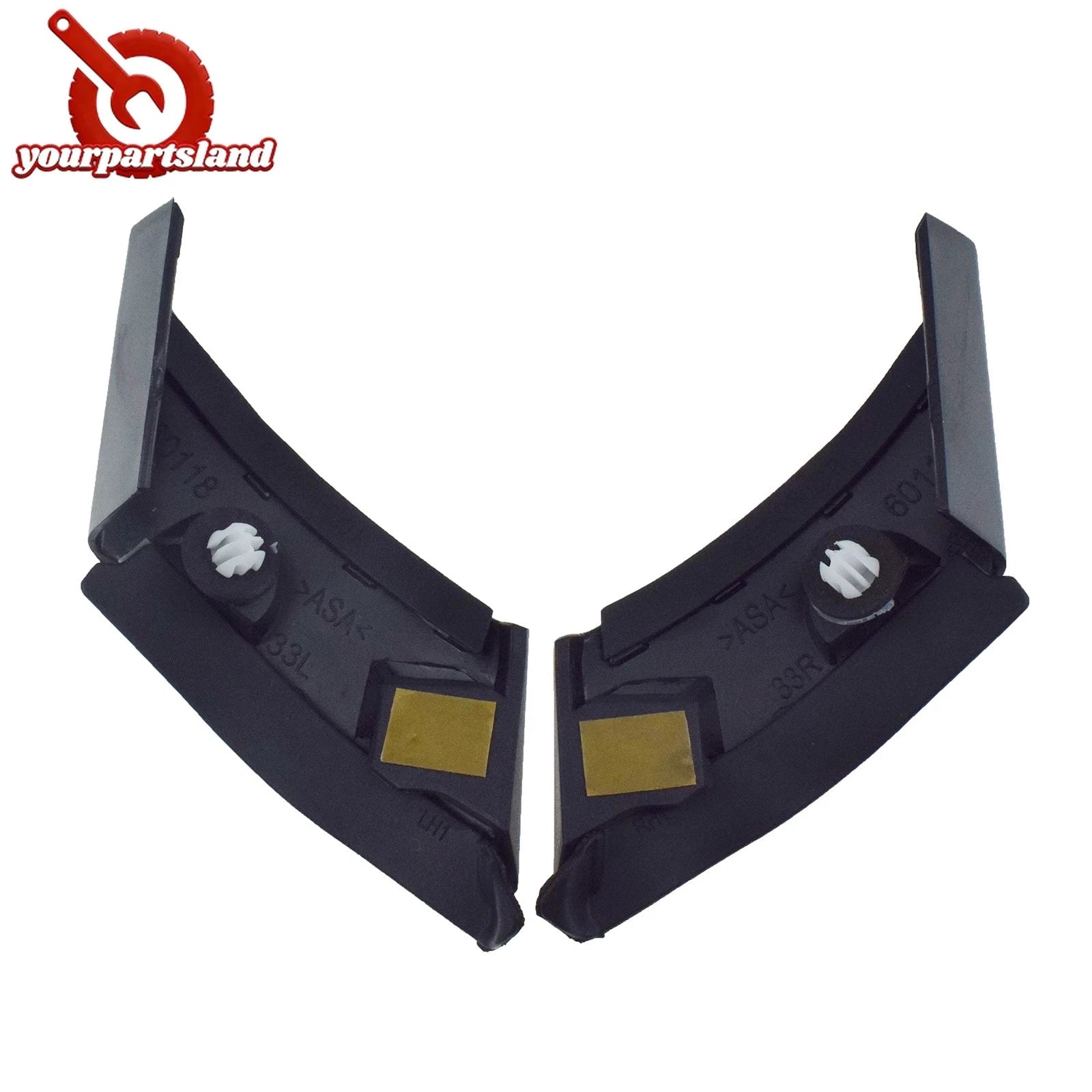 Pair A-pillar Trim Panel Cover For Toyota RAV4 2019-2023 60117-0R050 60117-0R070 6B93BC-57