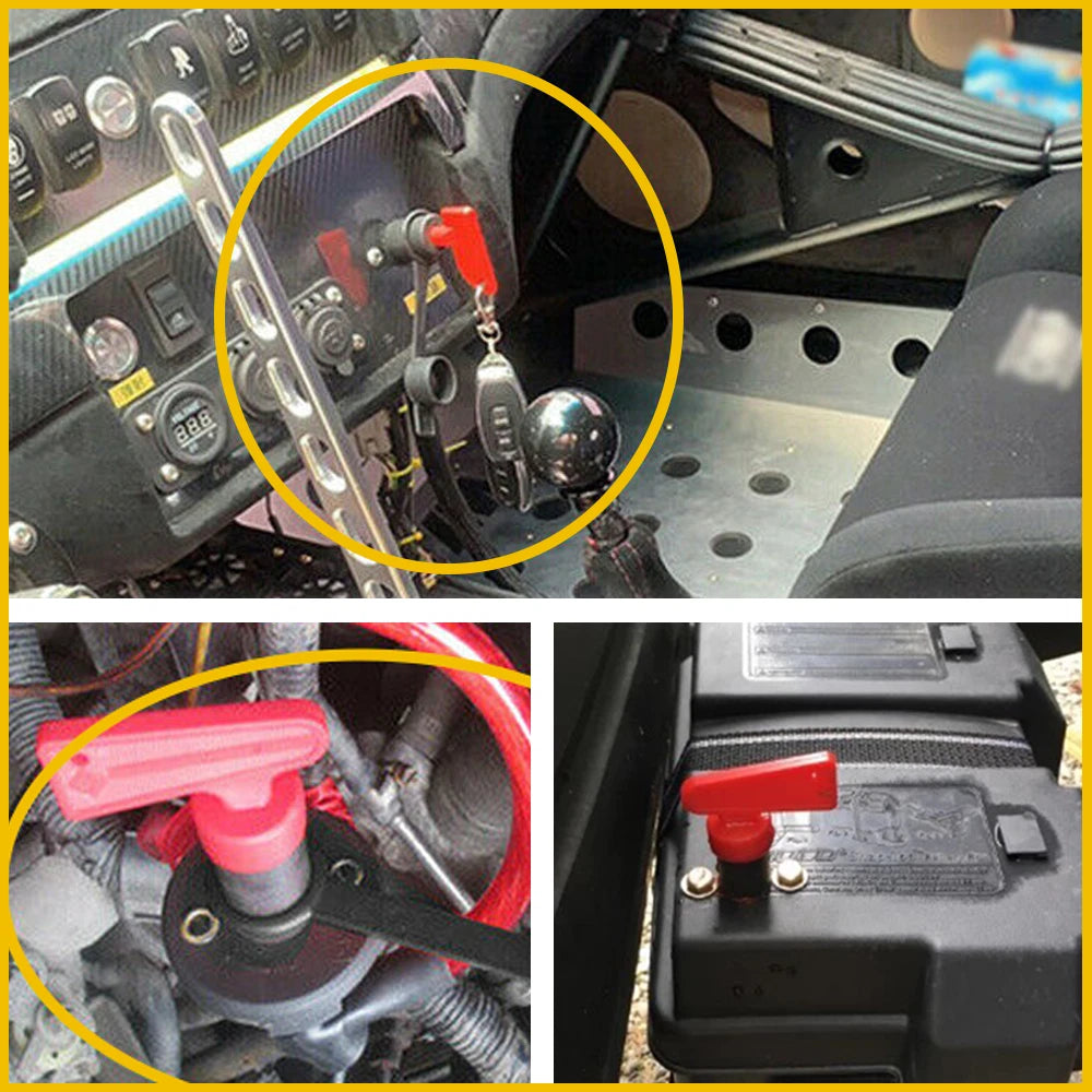 12V-24V Battery Isolator Disconnect Off Cut Power Kill Switch for Car Truck Boat 6B93BC-57