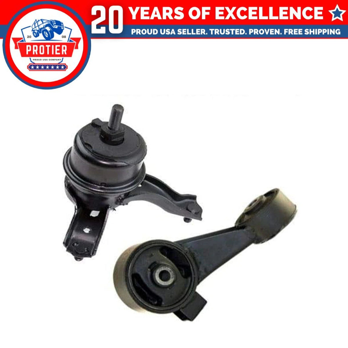Fits 2002-2006 Toyota Camry 3.0L Front Right Motor & Torque Strut Mount 2PCS : 6B93BC-57