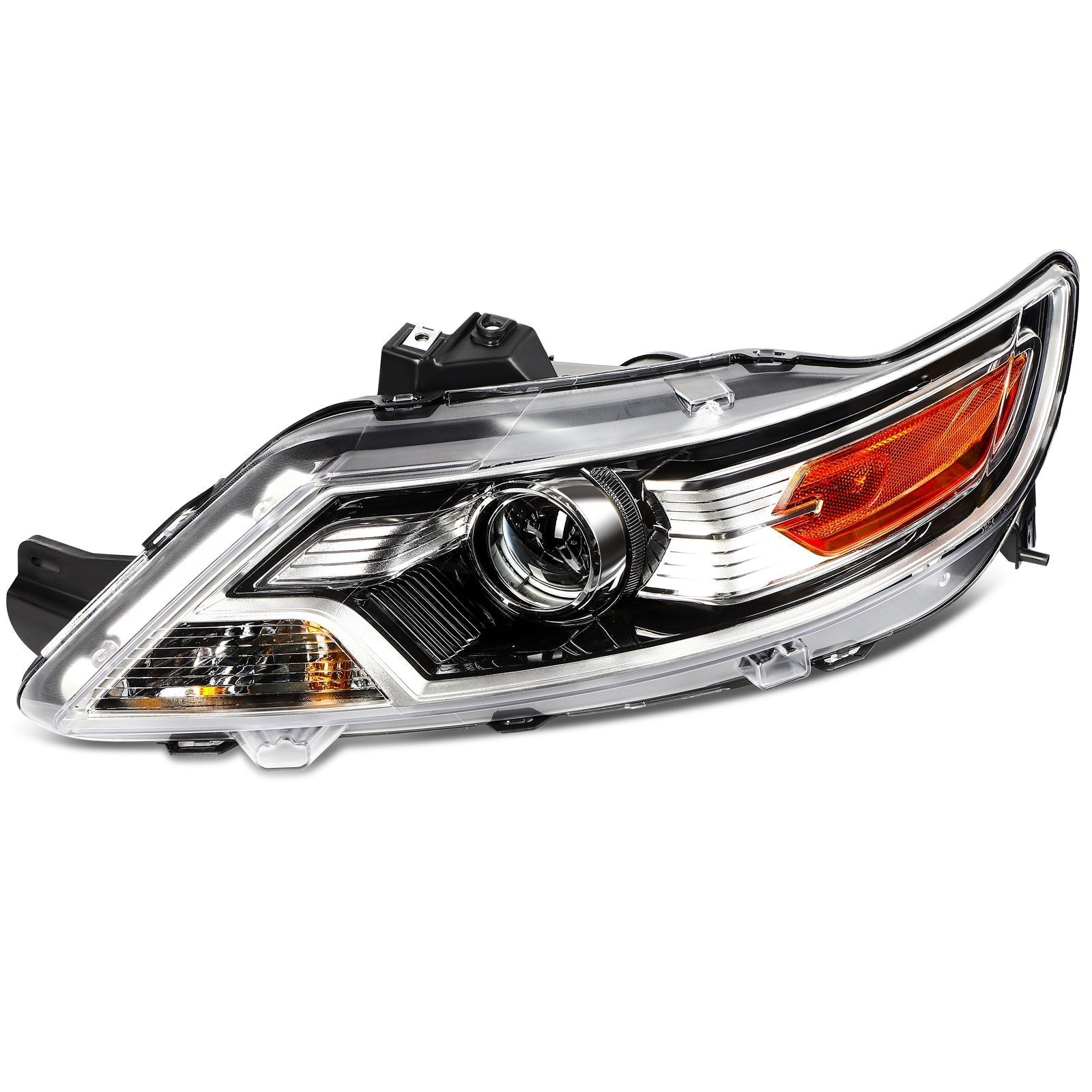 ECCPP Headlight Assembly For Ford Taurus 3.5L 2010-2012 Driver Left Side Black KOEEP