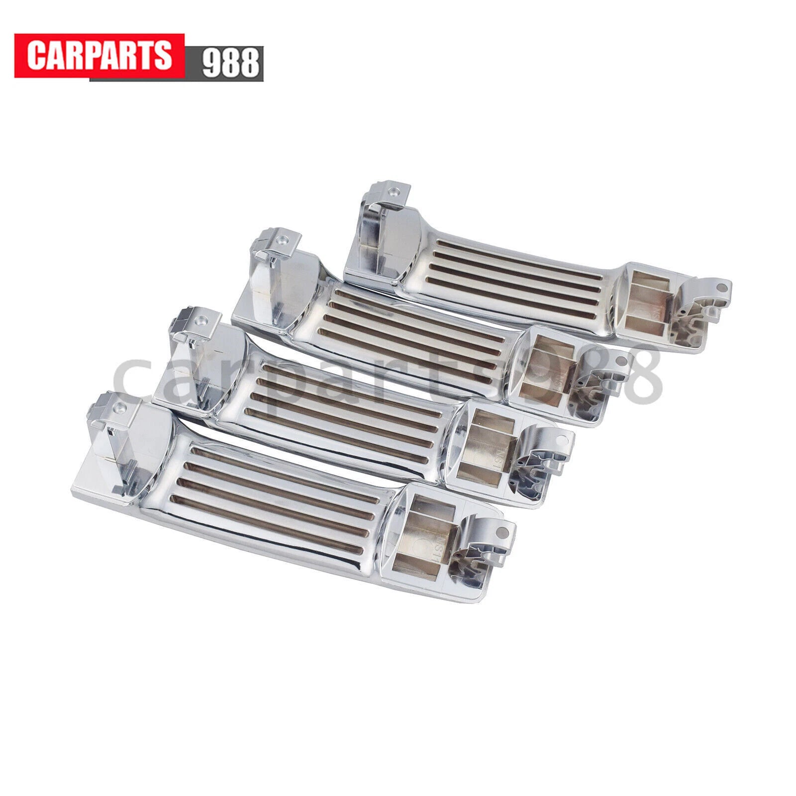4Pcs Outside Door Handle Chrome Front Rear LH RH For Nissan Titan Armada QX56 6B93BC-57