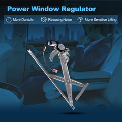 For 1996-2000 Honda Civic Coupe Front LH Power Window Regulator W/ Motor 1997