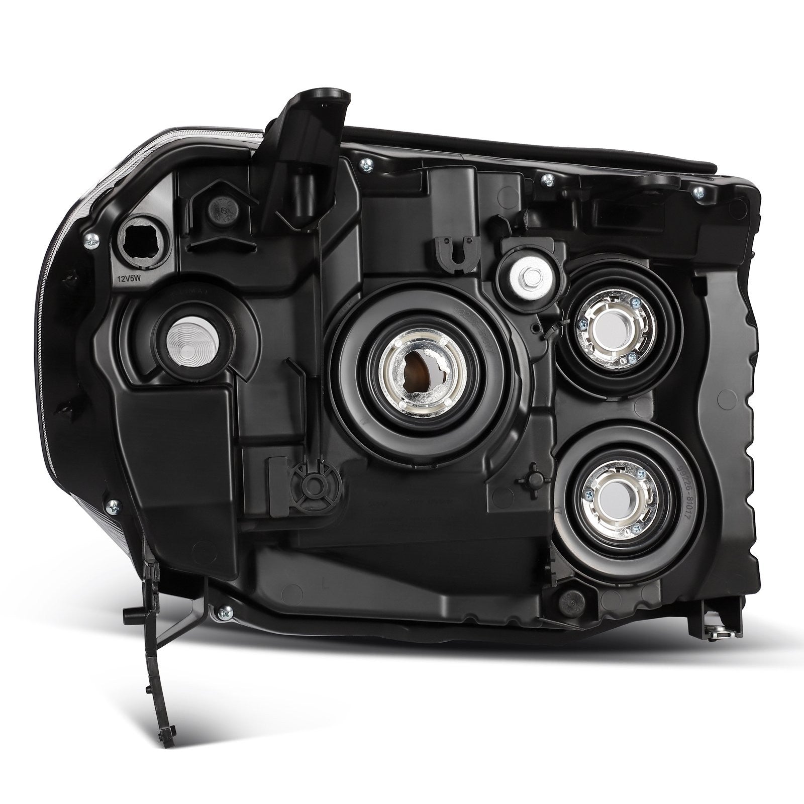 ECCPP Headlights Assembly For Honda Pilot 3.5L 2009-2011 Pair Kit Black Amber 6B93BC-57