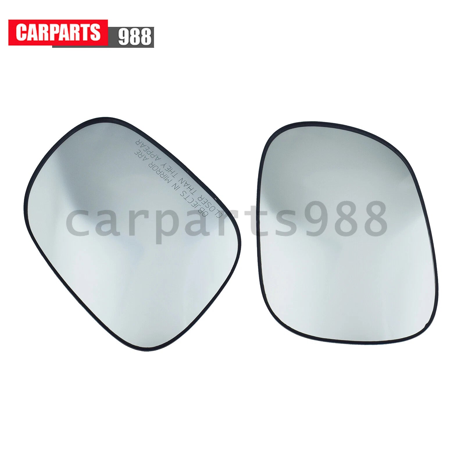 Left Right Rearview Mirror Glass Non-Heated for 2014-2019 KIA Soul w/ Backing 6B93BC-57