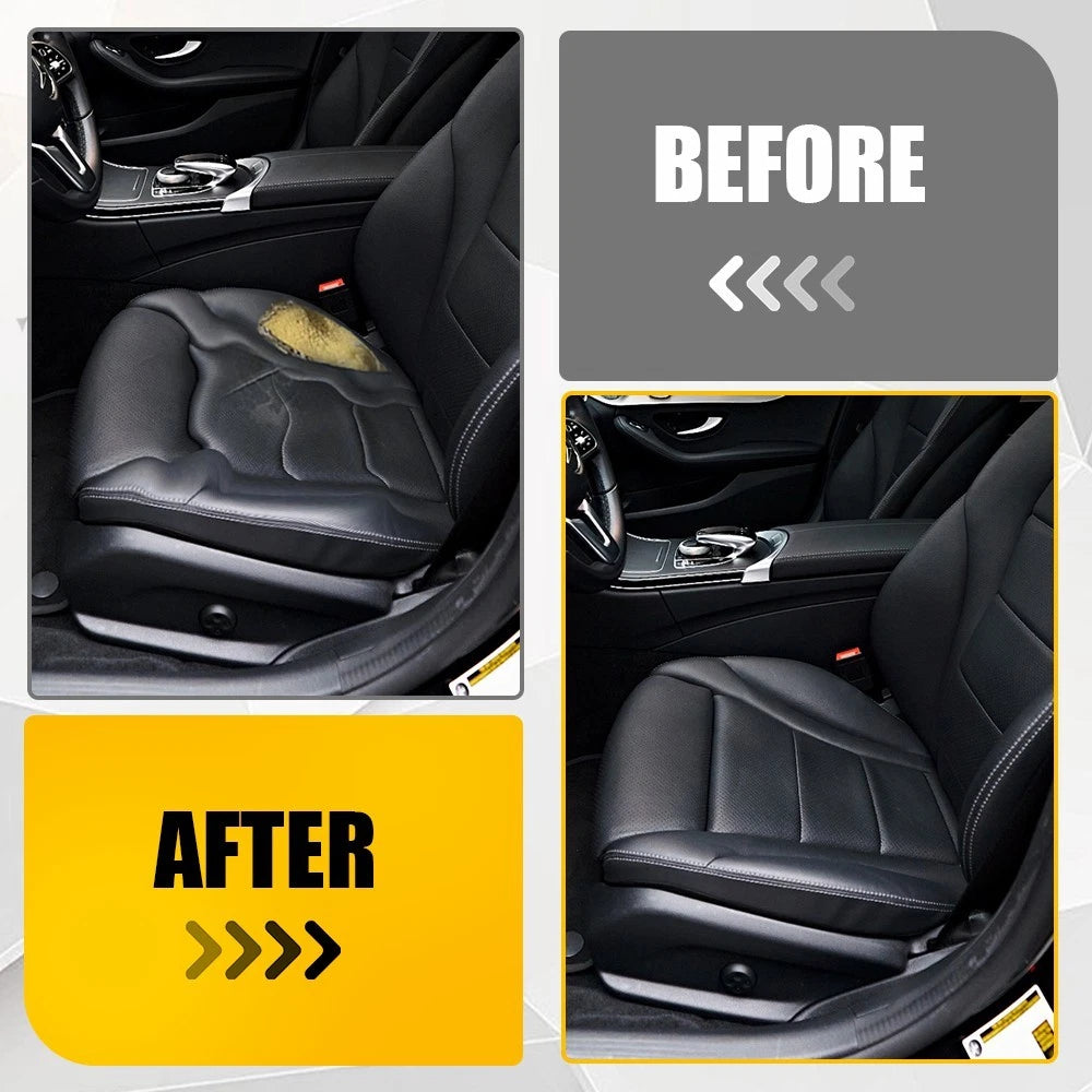 For 2015-2021 Mercedes Benz C300 C250 Driver Bottom Leather Seat Cover Black EOA 6B93BC-57