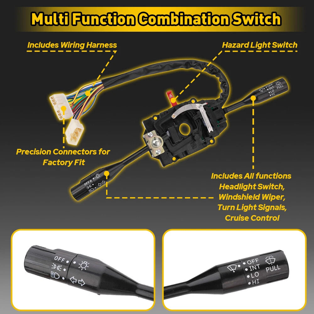 WINDSHIELD WIPER TURN SIGNAL LEVER SWITCH FOR 1985-95 SUZUKI SAMURAI 37400-80521 6B93BC-57